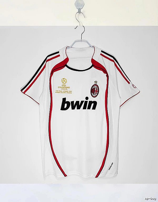AC Milan Compact Retro soccer jersey Red Black Striped for Smart Casual Looks