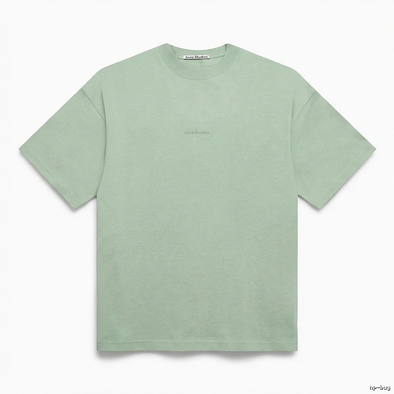 Acne Studios minimalist style light green T-shirt