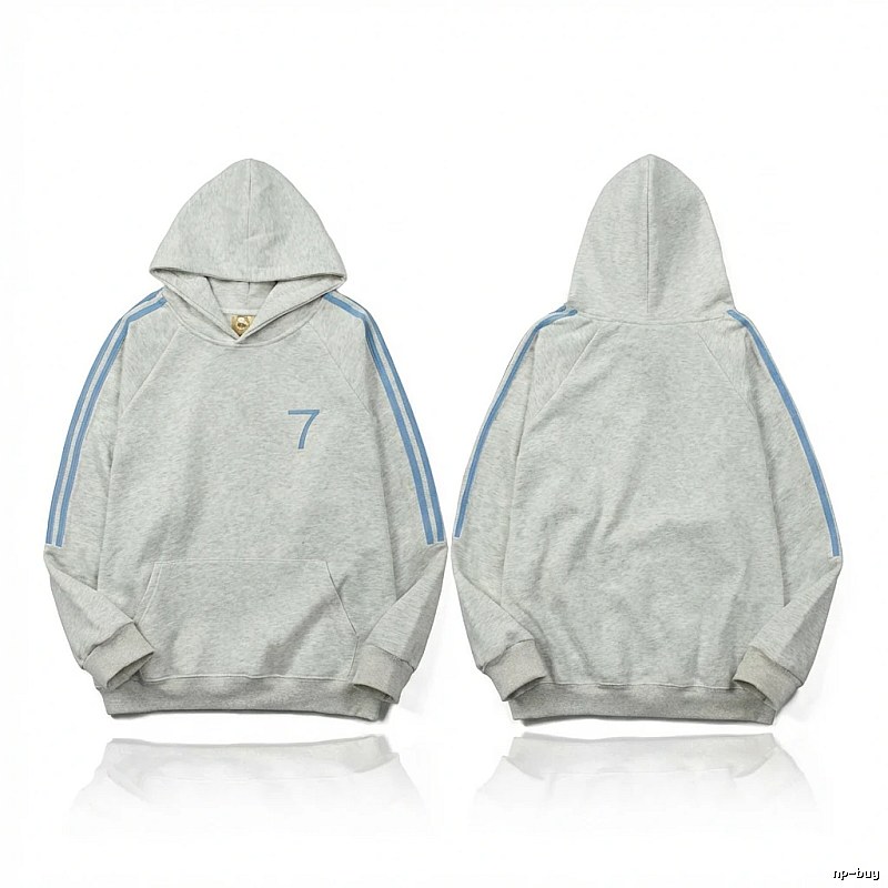 Adidas minimalist style grey hoodie