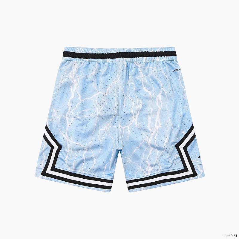 AJ Lightning Pattern Athletic Shorts