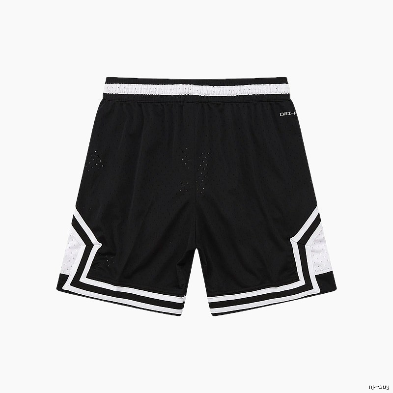 AJ Sporty Black and White Shorts