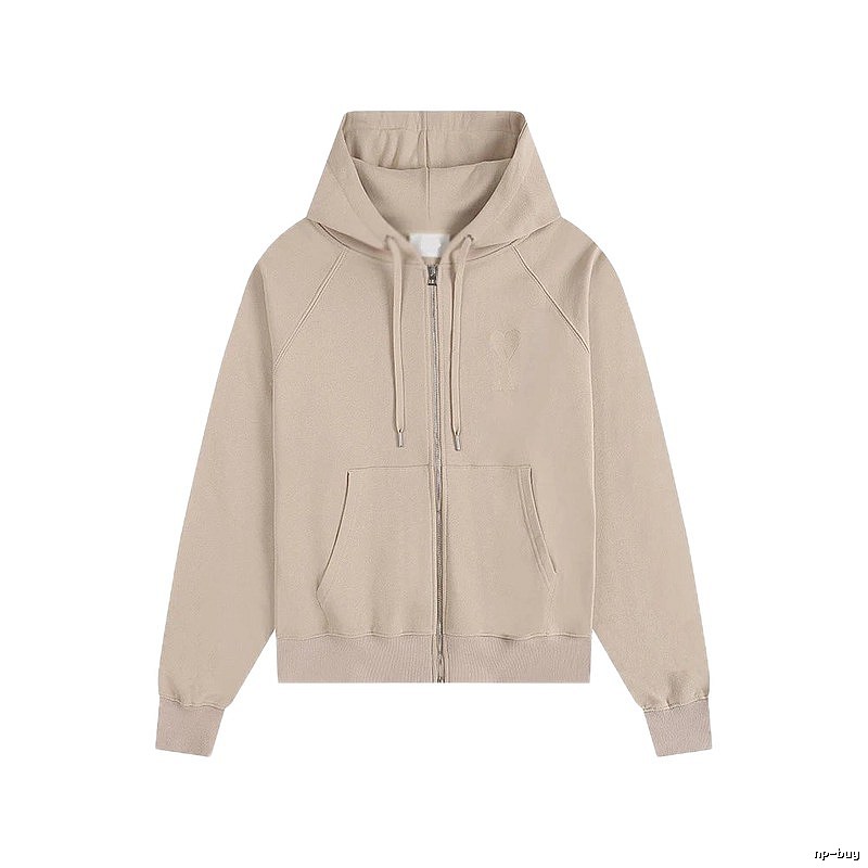 AMI Extremely Complex Style Beige Hoodie