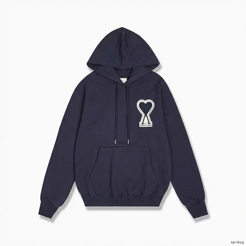 AMI Heart Pattern Hoodie