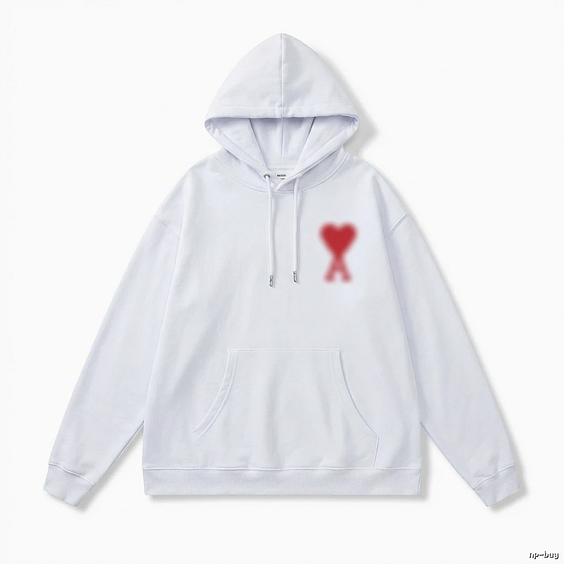 AMI Love Print Hoodie