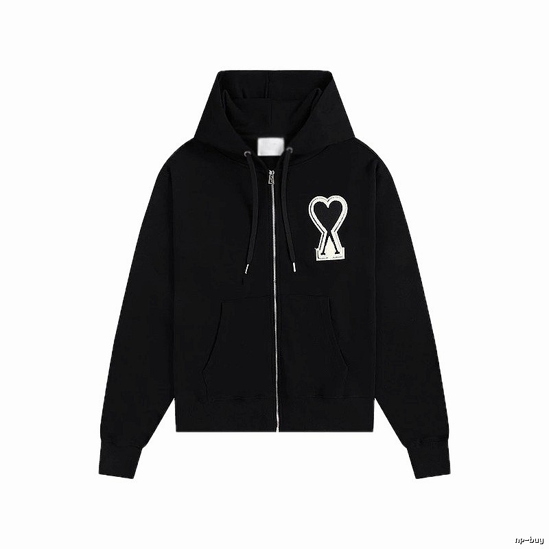 AMI Love Trendy and Cool Black Sweatshirt