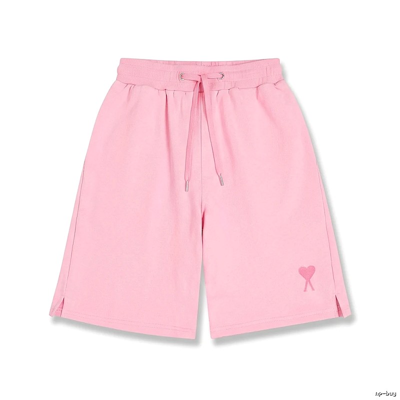 AMI pink shorts in a cute and casual style