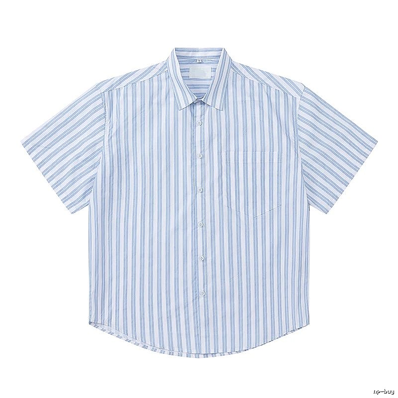 AMI Stripe Minimalist Style Shirt