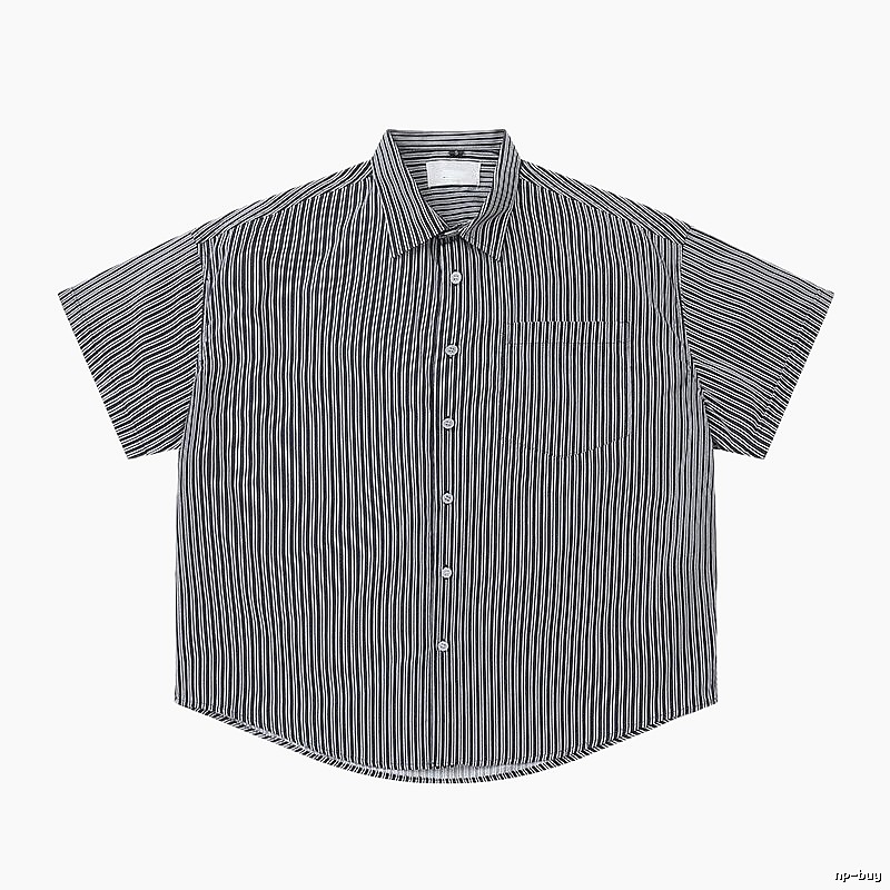 AMI striped retro-style shirt
