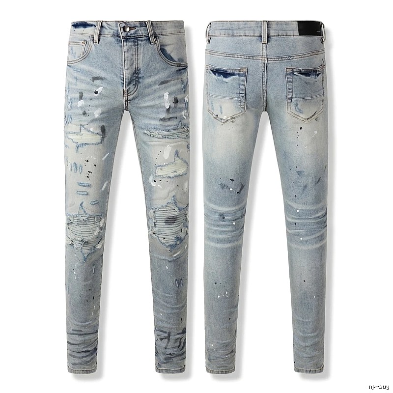 AMI Trendy Cool Series Ripped Jeans