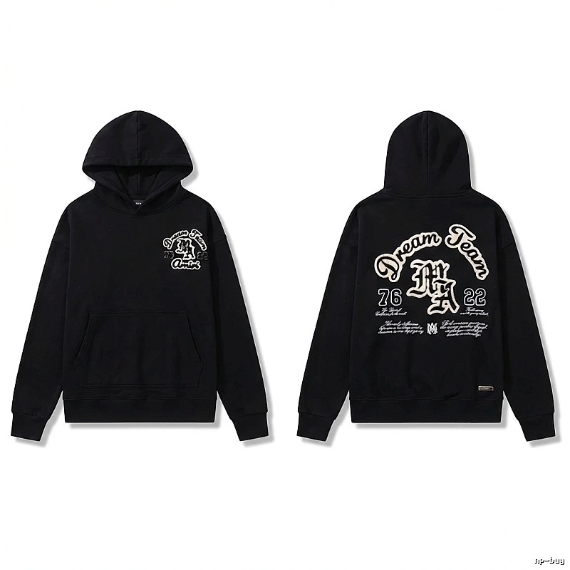 AMIRI Black Retro Hoodie