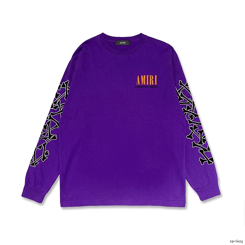 AMIRI dark style purple sweatshirt