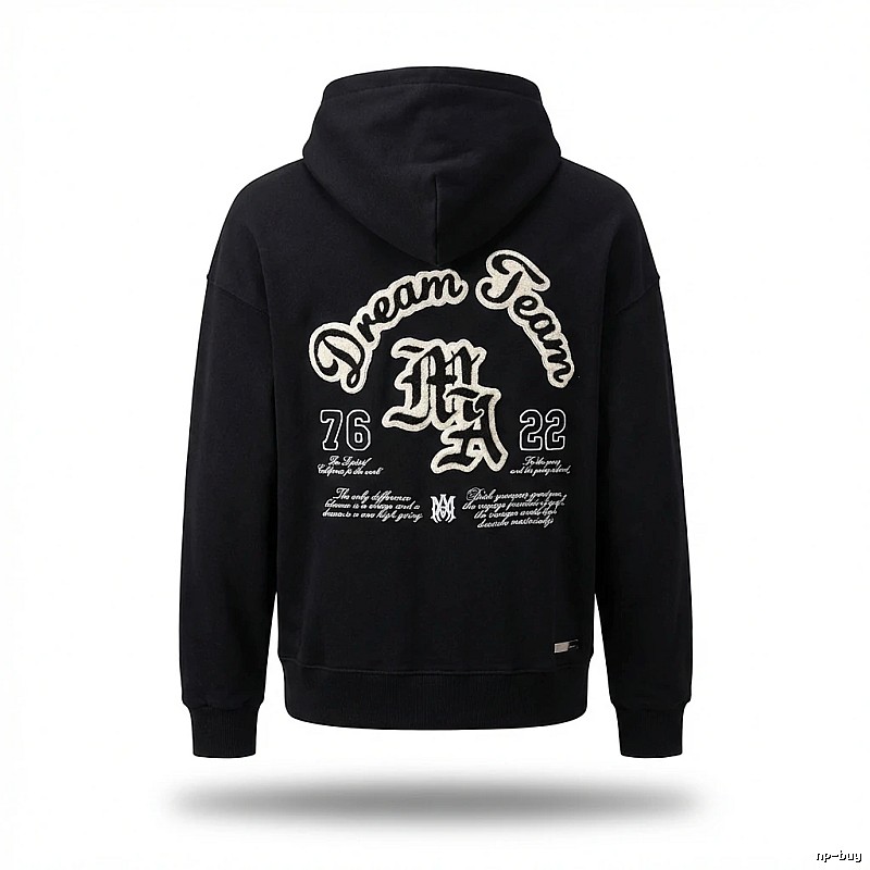 AMIRI Dream Team retro-style black sweatshirt