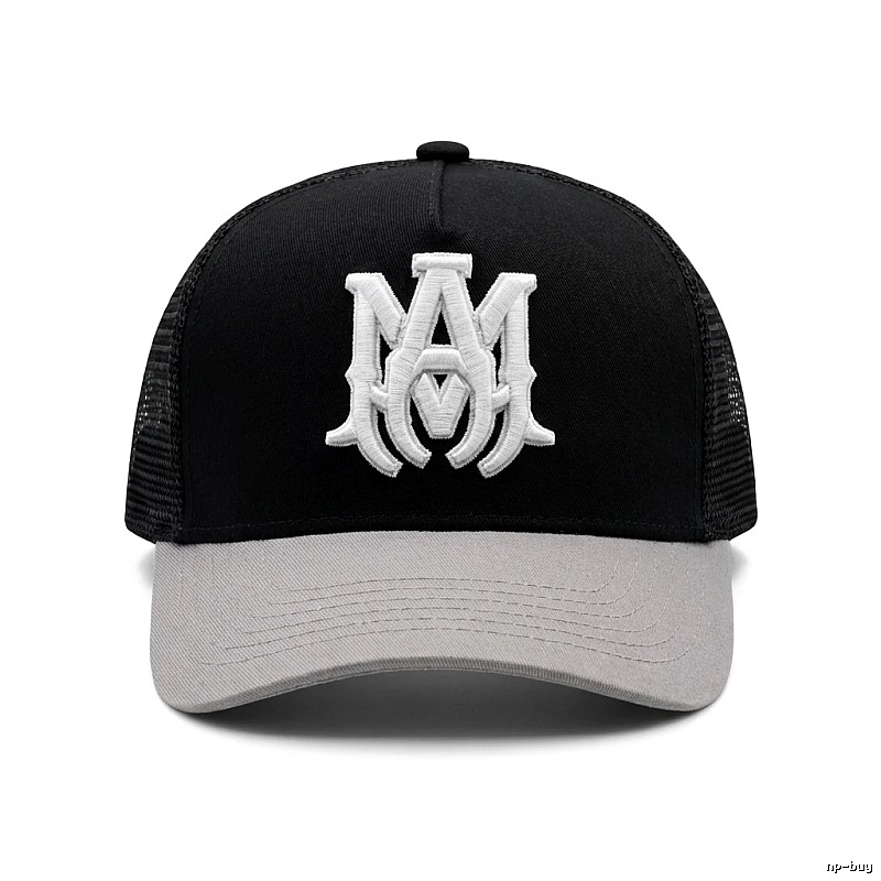 AMIRI Embroidered Trendy and Cool Black Hat