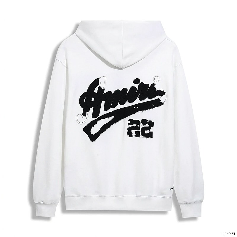 AMIRI Graffiti Style White Sweatshirt