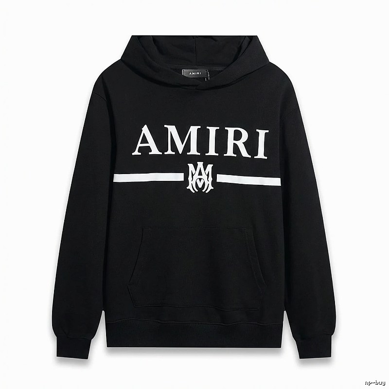 AMIRI Letter Print Black Sweatshirt