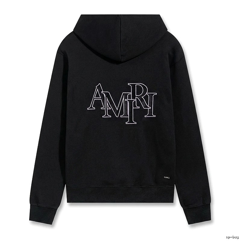 AMIRI letter-style black sweatshirt