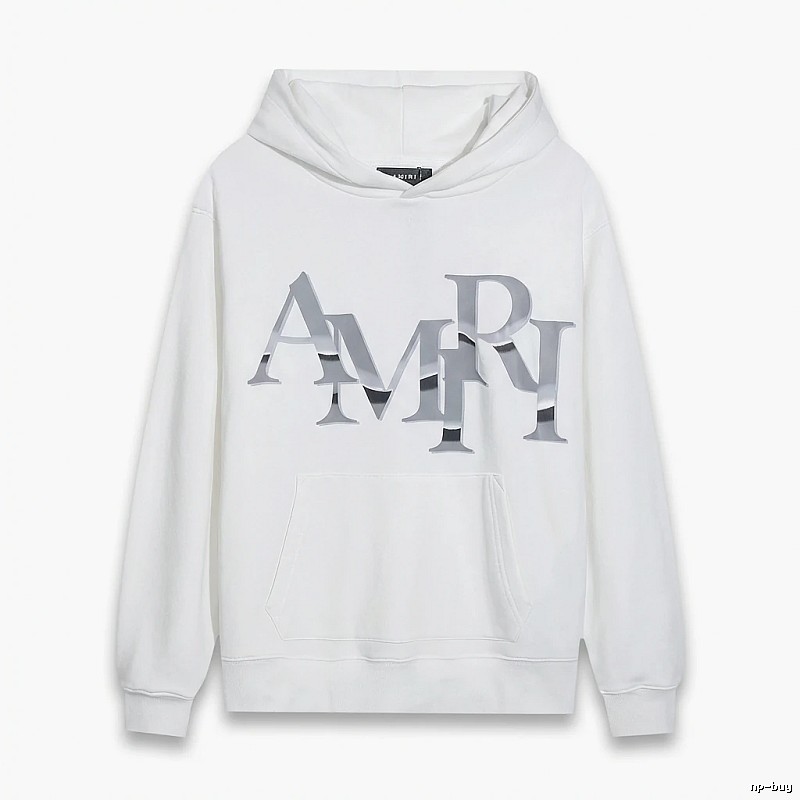 AMIRI Letter Style White Sweatshirt