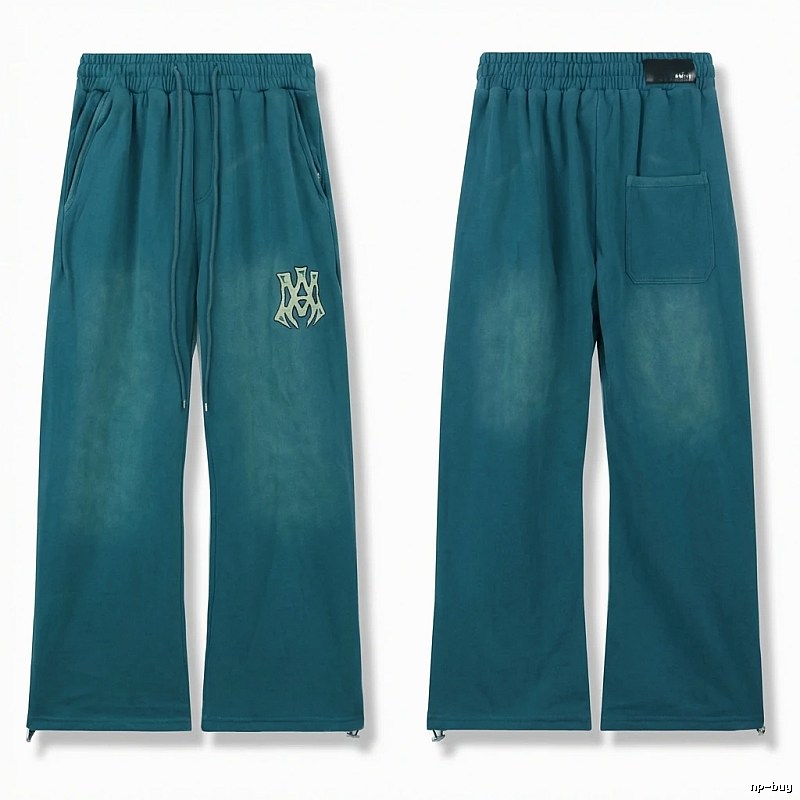 AMIRI retro-style dark green trousers
