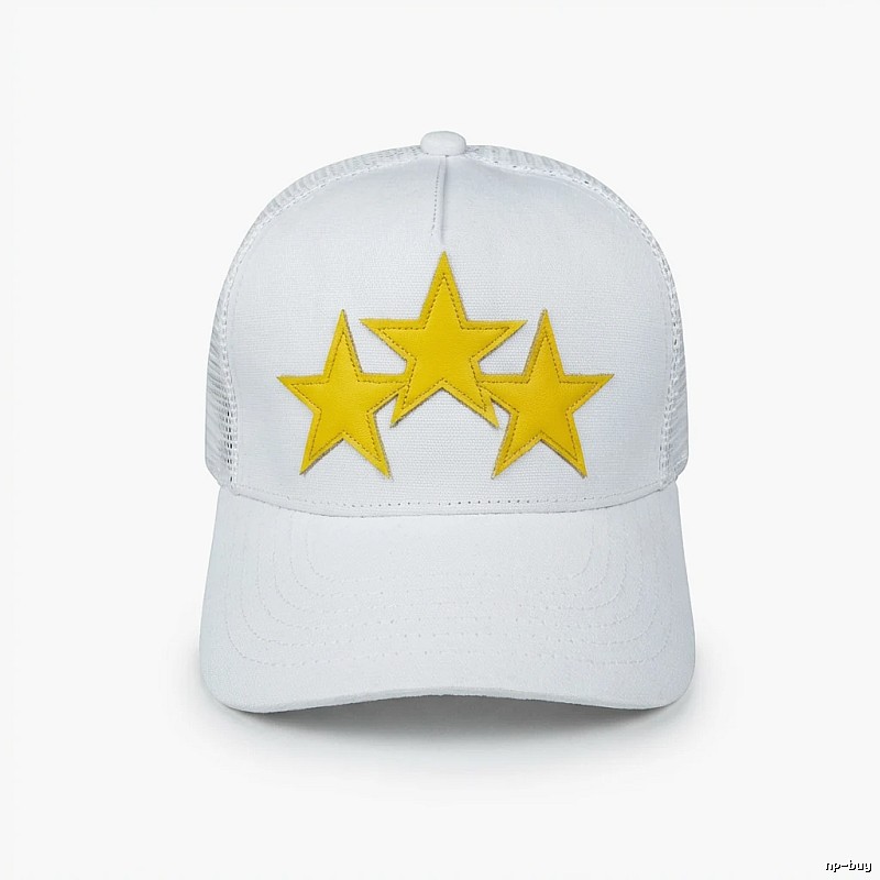 AMIRI Starry Trendy Cool Style White Hat