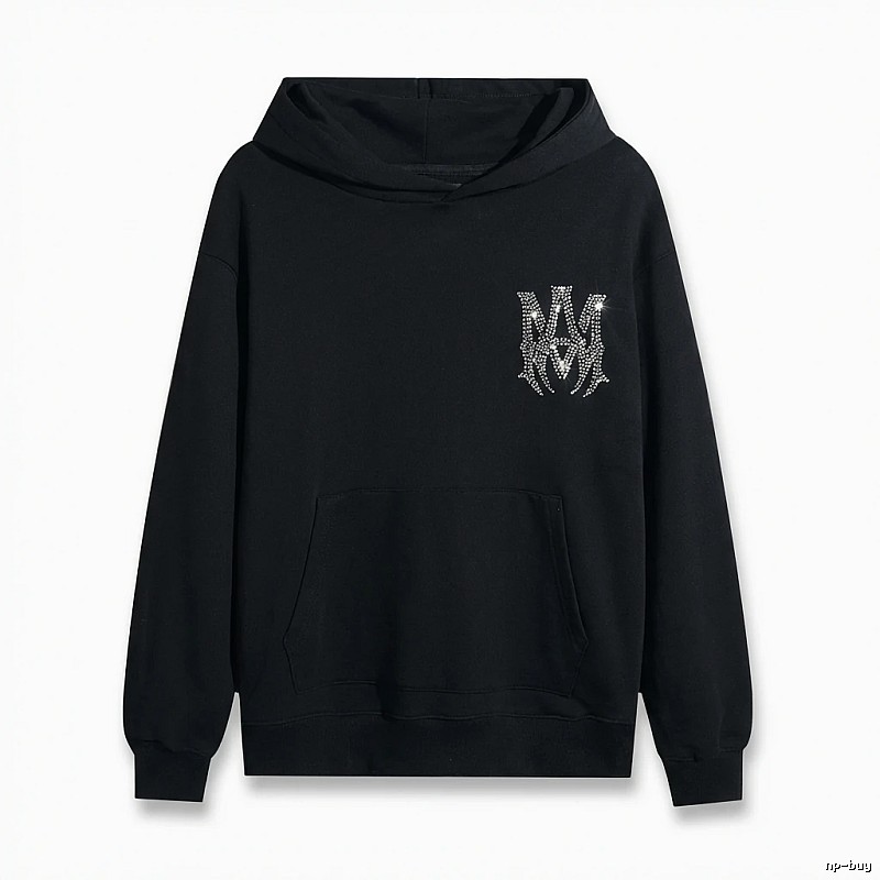 AMIRI's trendy and cool black hoodie