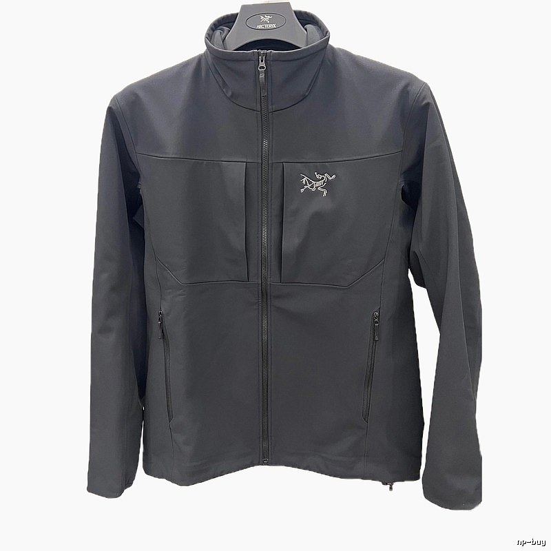 Arc’teryx black outdoor-style jacket