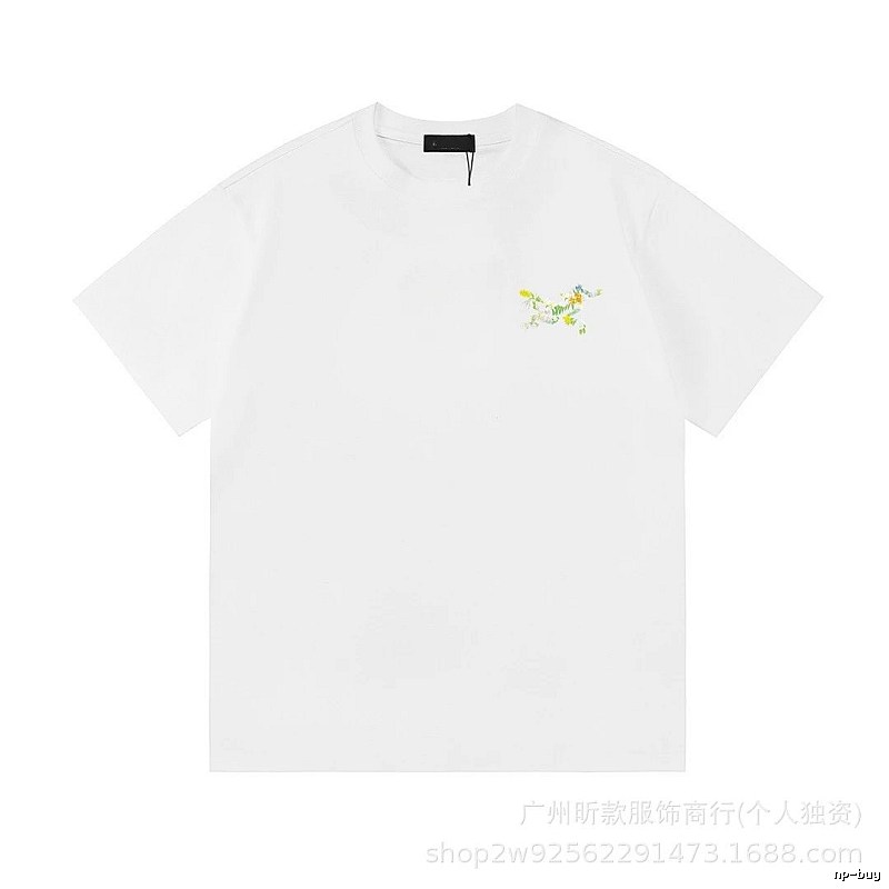 Arc'teryx Floral Print Outdoor Style White T-Shirt