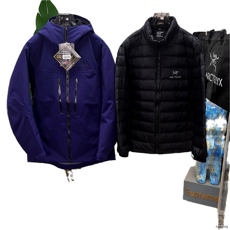 Arc’teryx outdoor style black down jacket