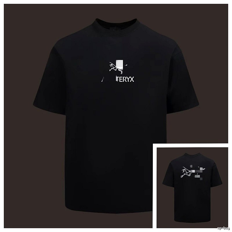 Arc'teryx Printed Street Style Black Short-sleeve T-shirt