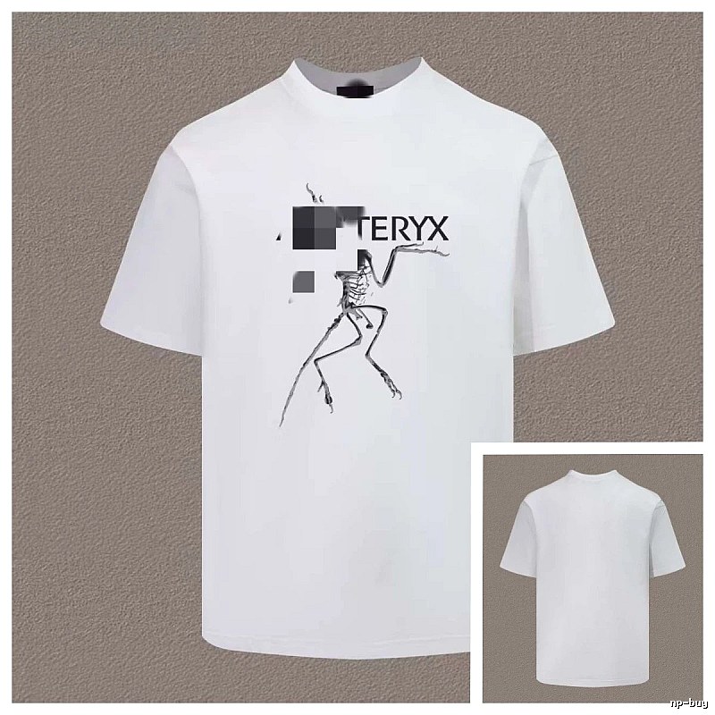 Arc'teryx Veilance Series Trendy and Cool White Short Sleeve T-Shirt