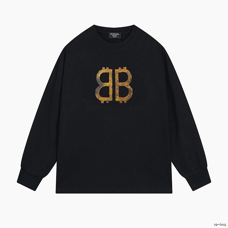 Balenciaga BB Print Black Sweatshirt