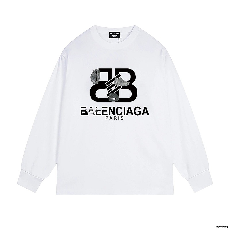 Balenciaga BB Series Simple White T-shirt