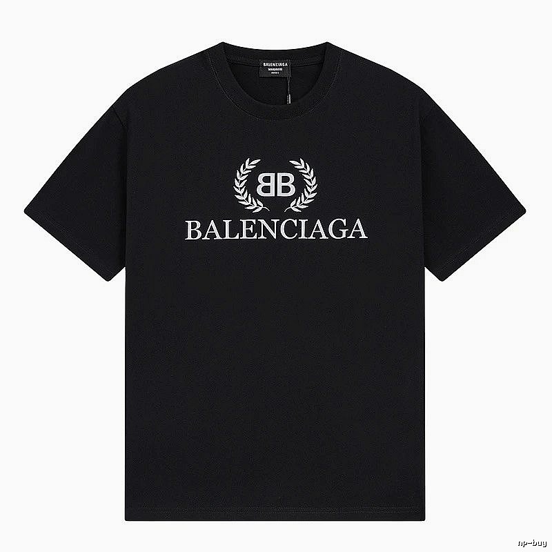 Balenciaga Classic Style Black T-shirt