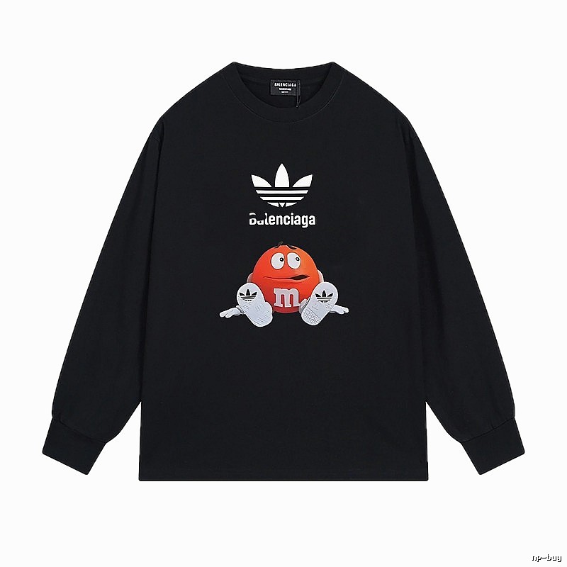Balenciaga Co-branded Trendy T-shirt