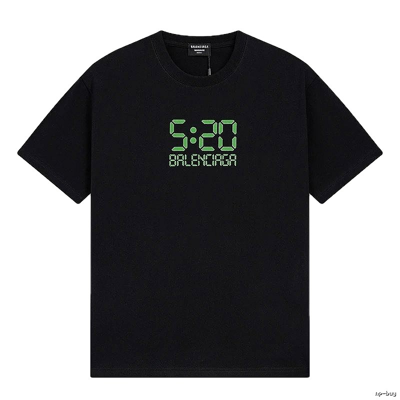 Balenciaga digital-style black T-shirt