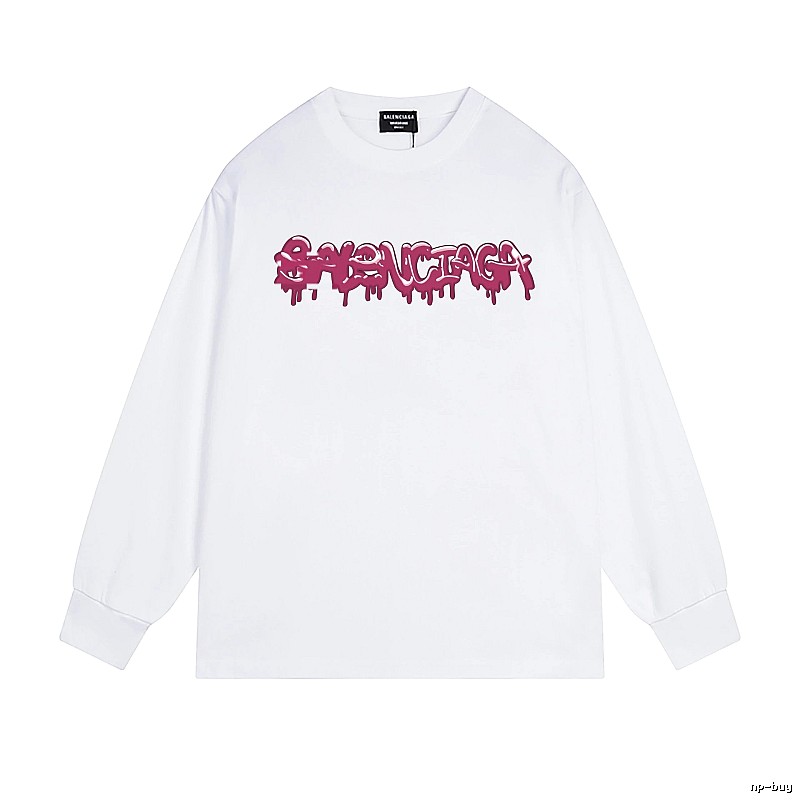 Balenciaga graffiti-style white T-shirt