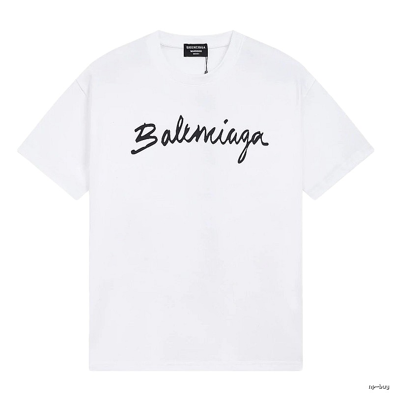 Balenciaga letter simple white T-shirt