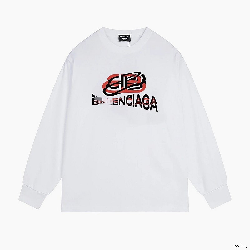 Balenciaga letter white sweatshirt