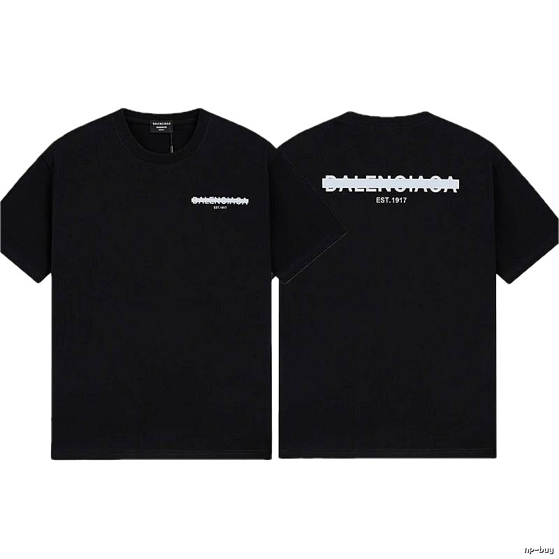 Balenciaga LOGO Printed Street Style Black T-shirt