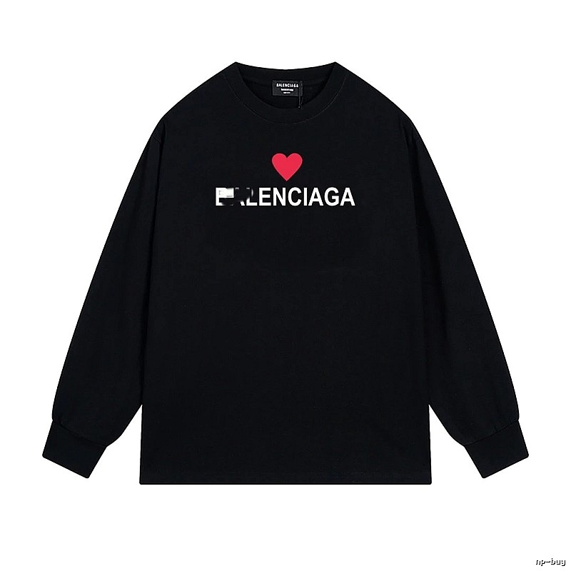 Balenciaga Love Simple Black T-shirt