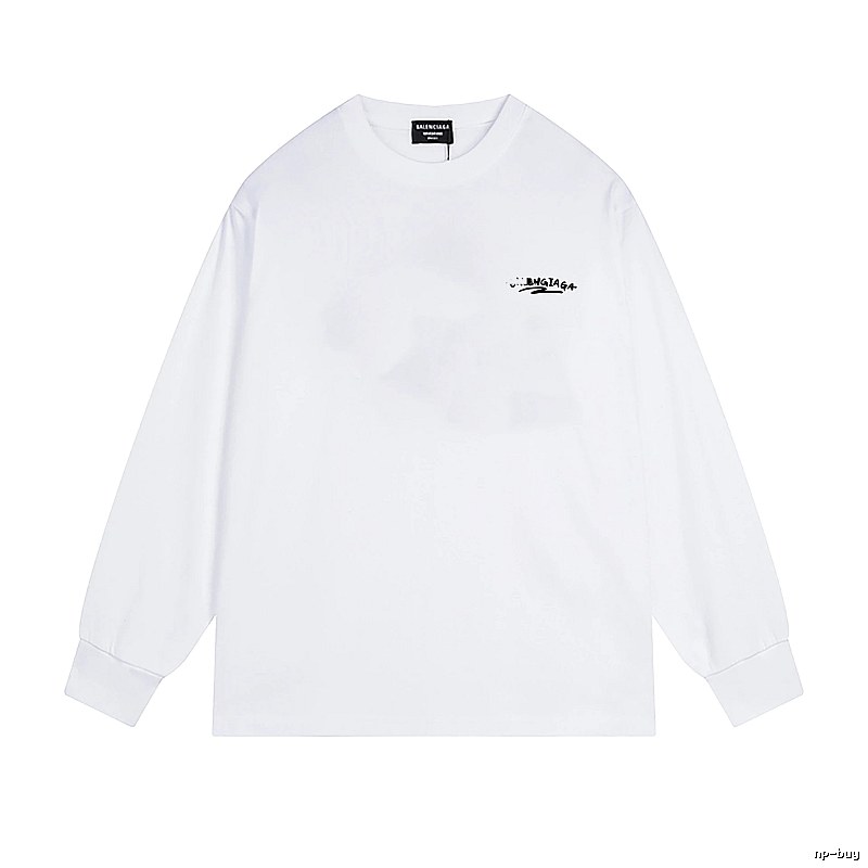Balenciaga minimalist style white T-shirt