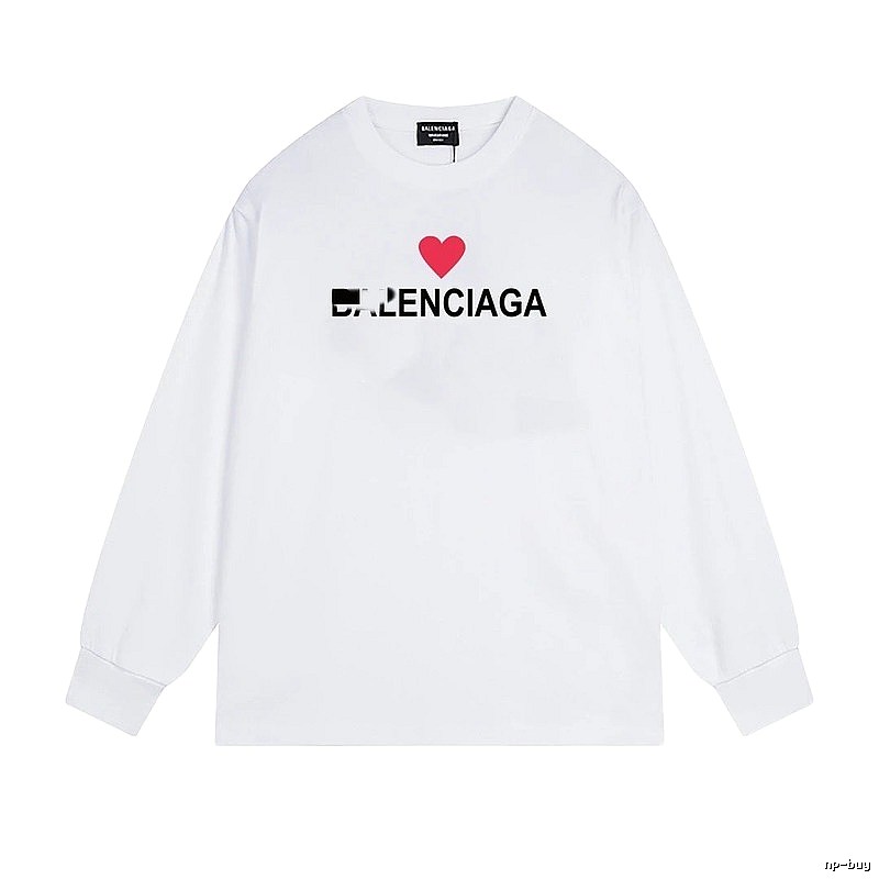 Balenciaga's simple white T-shirt with a heart design.