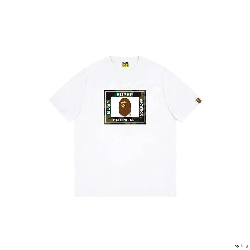 Bape Ape Head Camouflage Style Short-sleeve Shirt