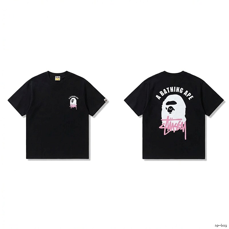 Bape Ape Head Trendy Cool Black T-shirt