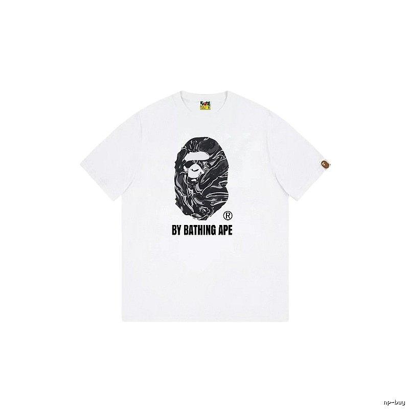 Bape Ape Head Trendy Cool White T-shirt