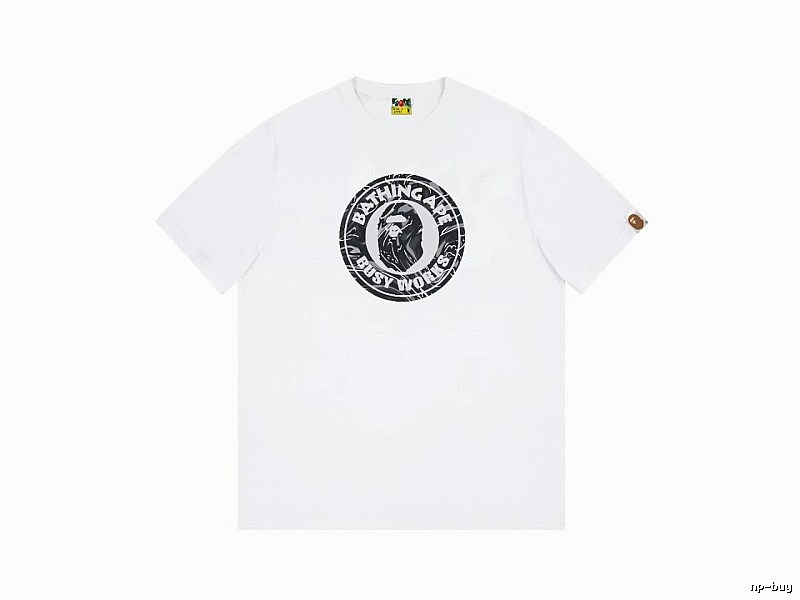 Bape classic retro style white T-shirt