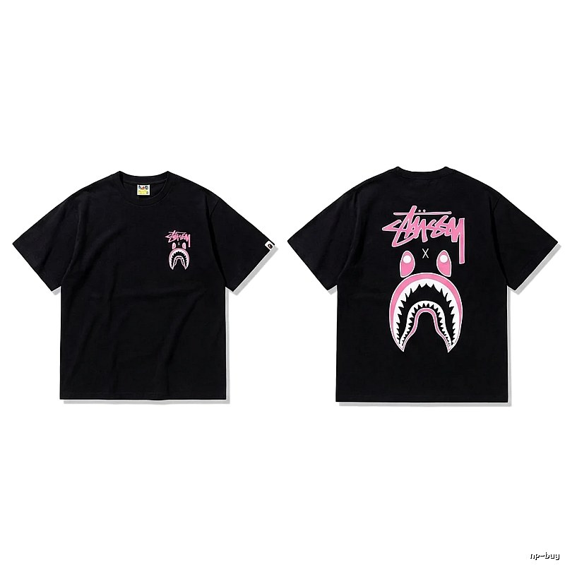 Bape Shark Co-branded Black T-shirt
