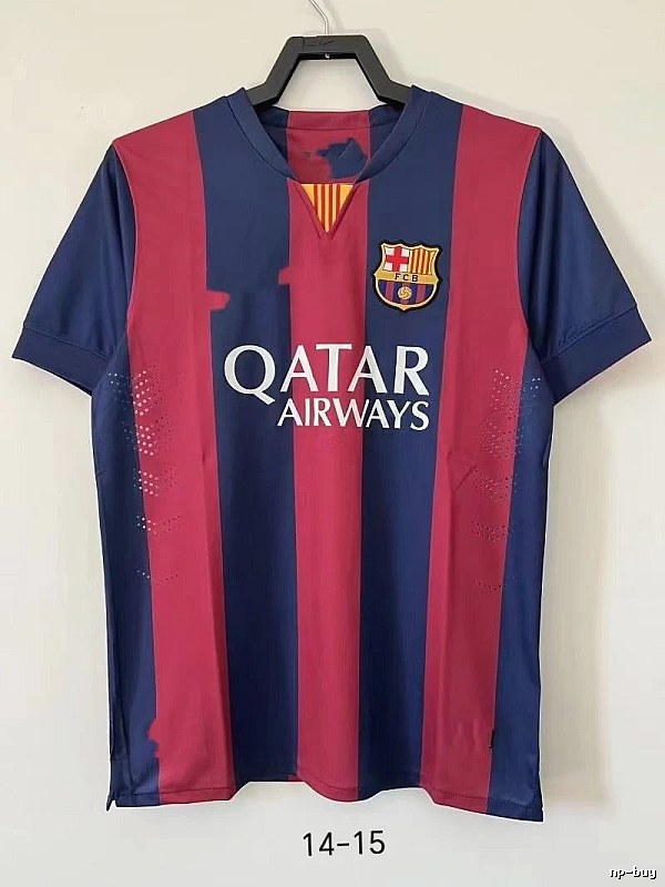 Barcelona Gift Ready Retro soccer jersey Blue Red Barcelona with Standout Detail