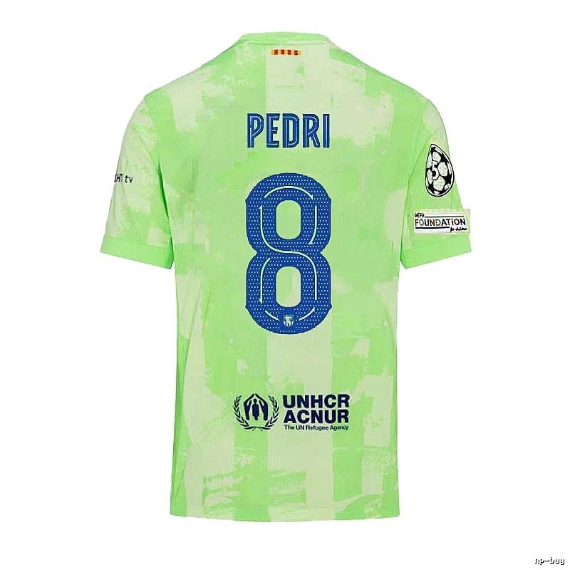 Barcelona Premium Style Gavi #6 soccer jersey Blue Red Barcelona for Minimal Outfits