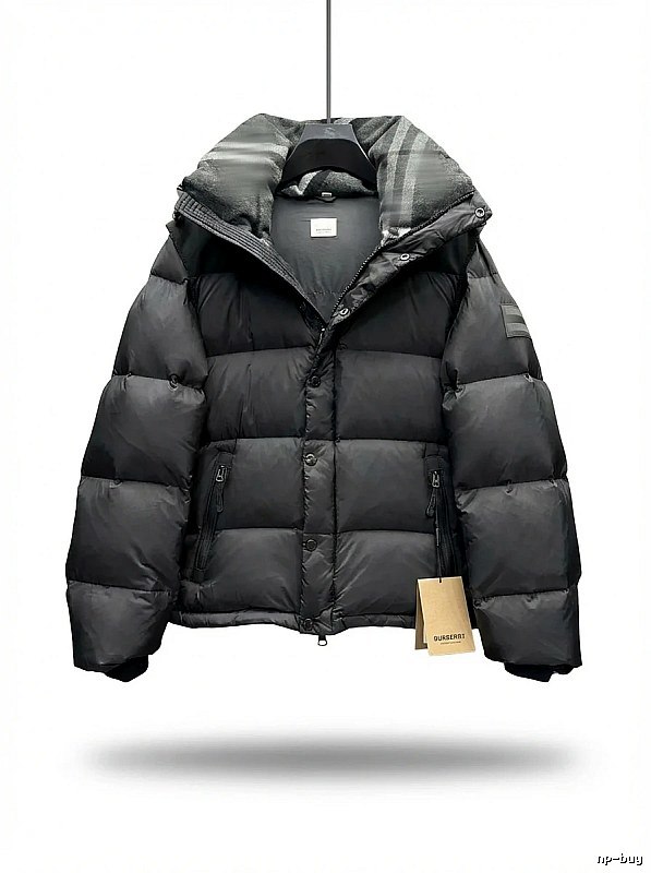 Black fashionable down jacket of Balenciaga