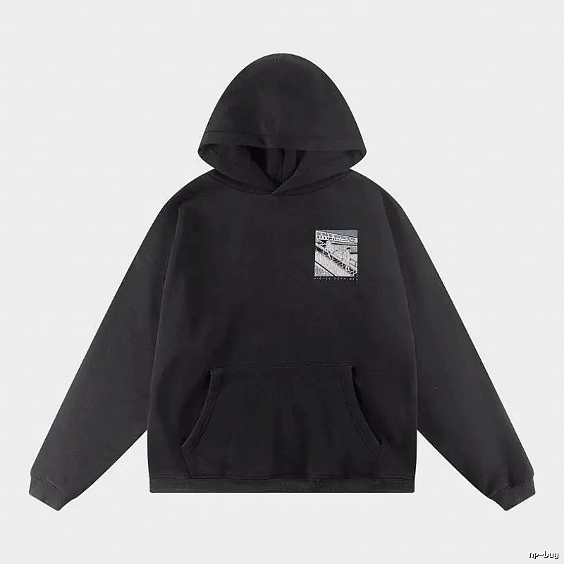 Bold Print Direction Graphic Zip Hoodie Commuter Look